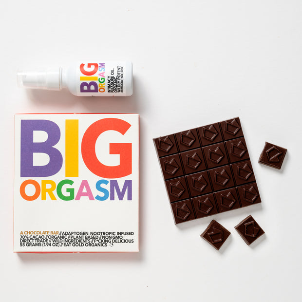 BIG ORGASM BUNDLE : CHOCOLATE + OIL