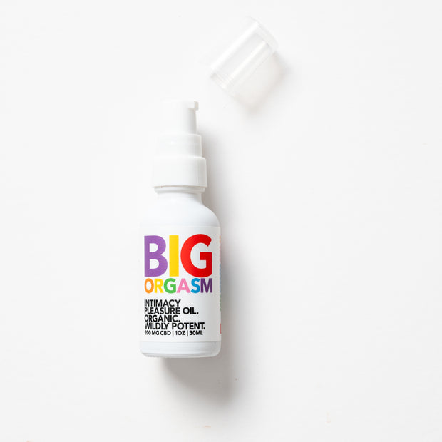 BIG ORGASM CBD INTIMACY OIL : Maximum Strength Formulated For Pleasure